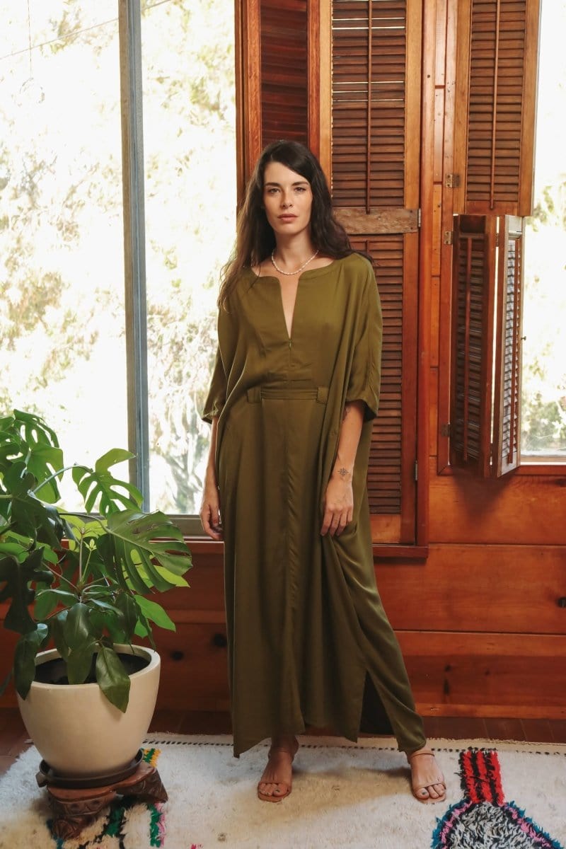 OddBird Loungewear Rüya Tunic - Olive