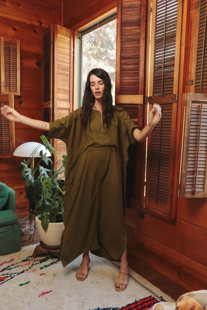 OddBird Loungewear Rüya Tunic - Olive