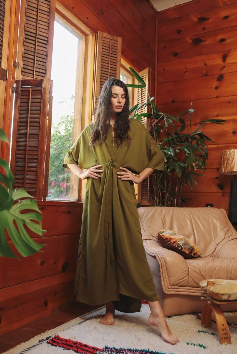OddBird Loungewear Rüya Tunic - Olive