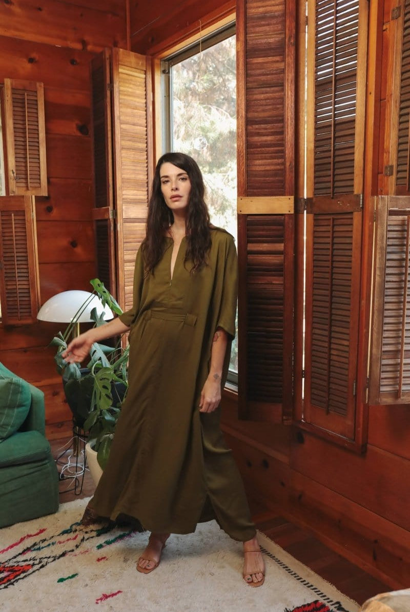 OddBird Loungewear Rüya Tunic - Olive