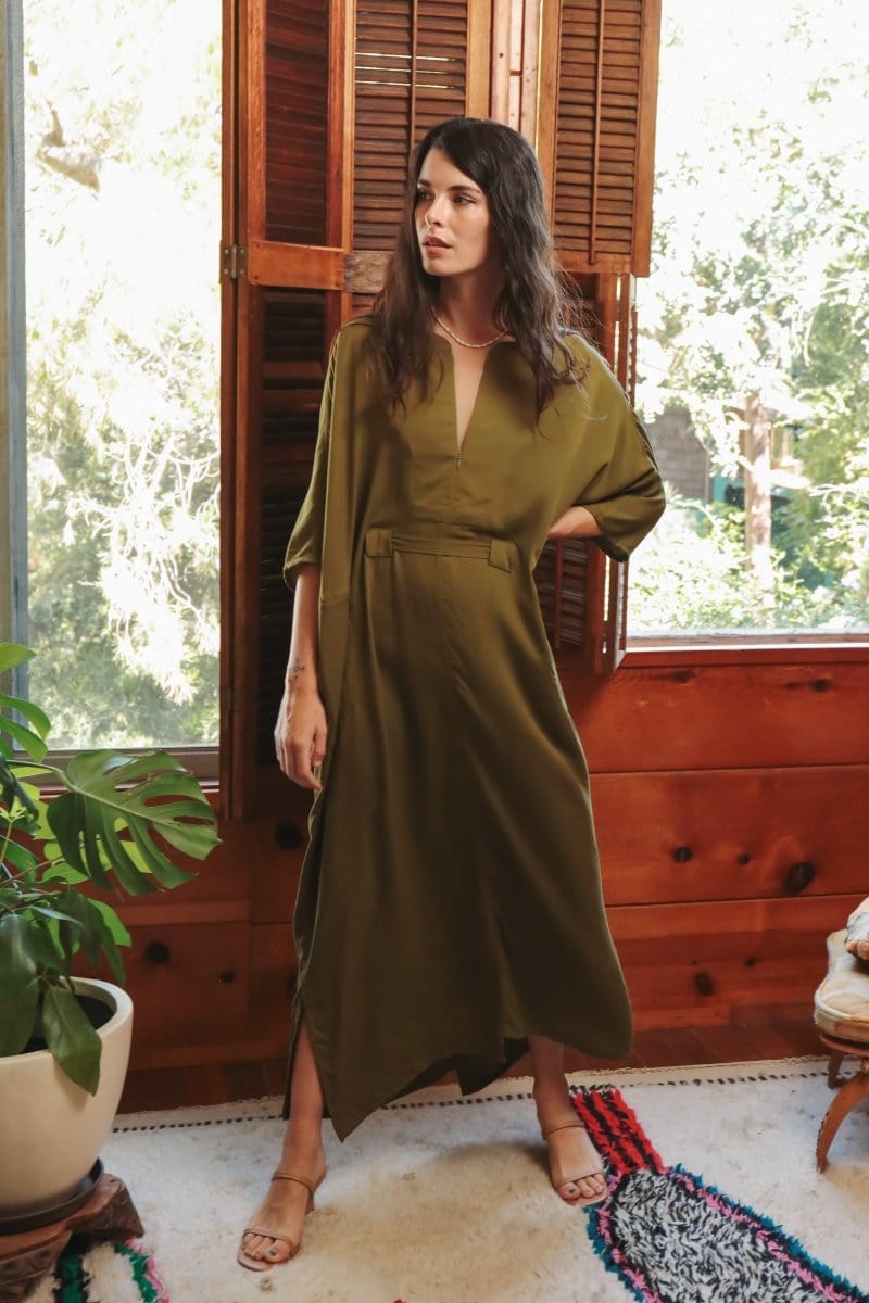 OddBird Loungewear Rüya Tunic - Olive