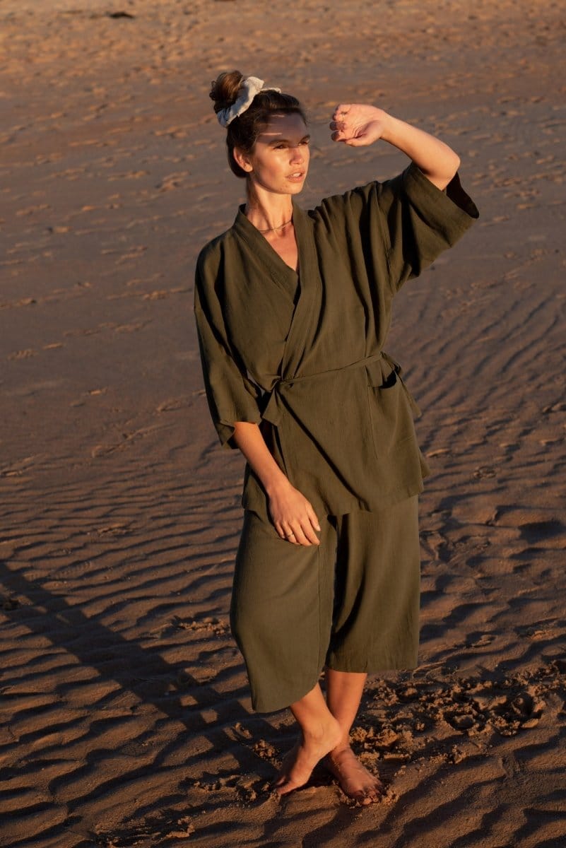 OddBird Loungewear Şile Cloth Two-piece Loungewear Set