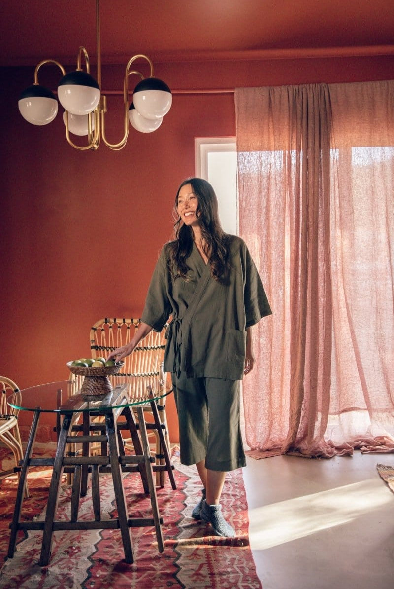 OddBird Loungewear Şile Cloth Two-piece Loungewear Set