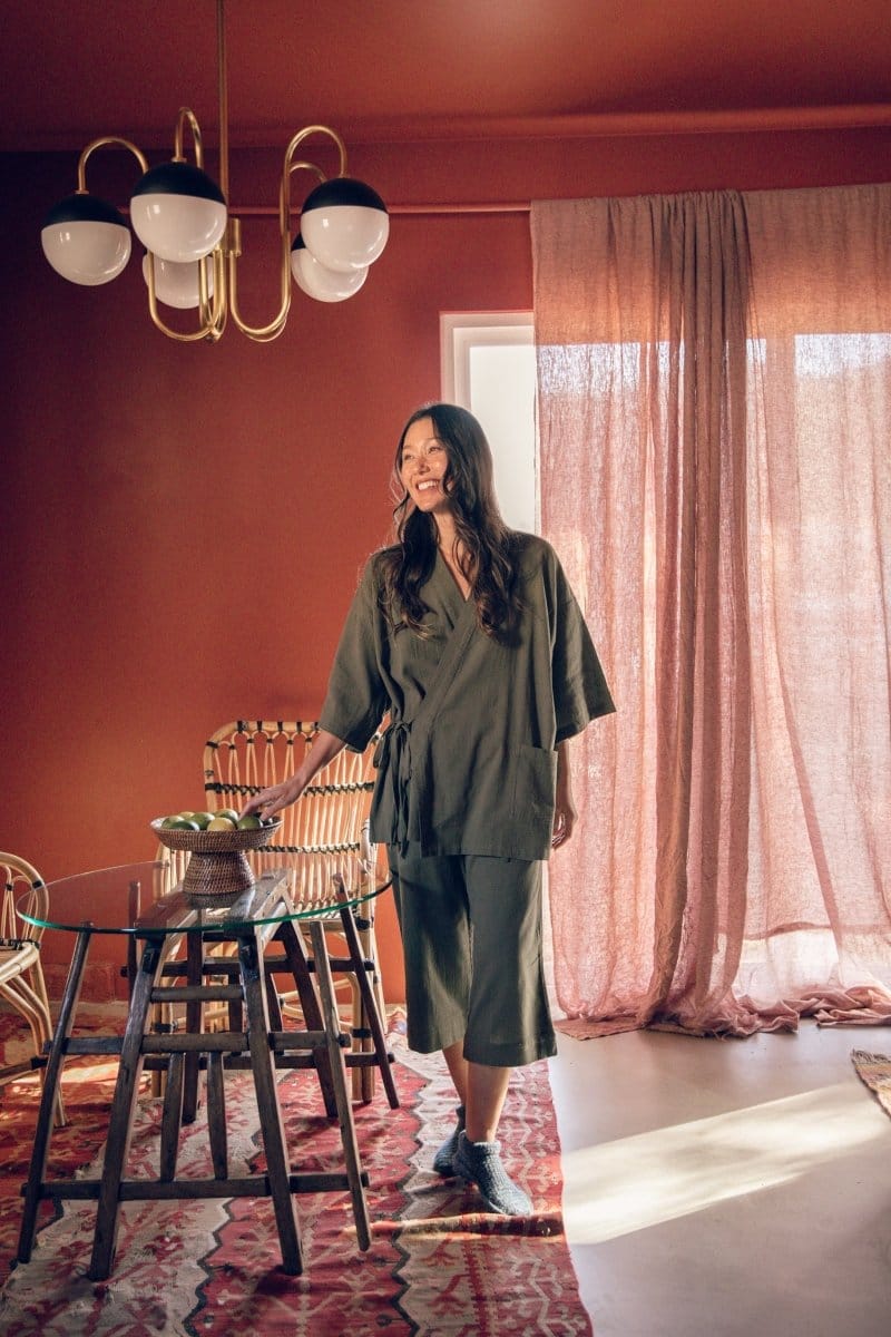 OddBird Loungewear Şile Cloth Two-piece Loungewear Set