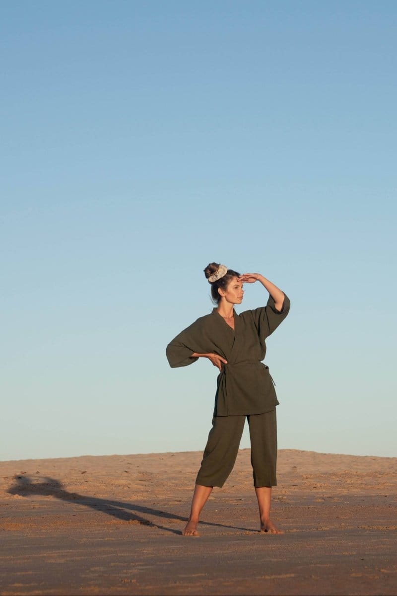 OddBird Loungewear Şile Cloth Two-piece Loungewear Set