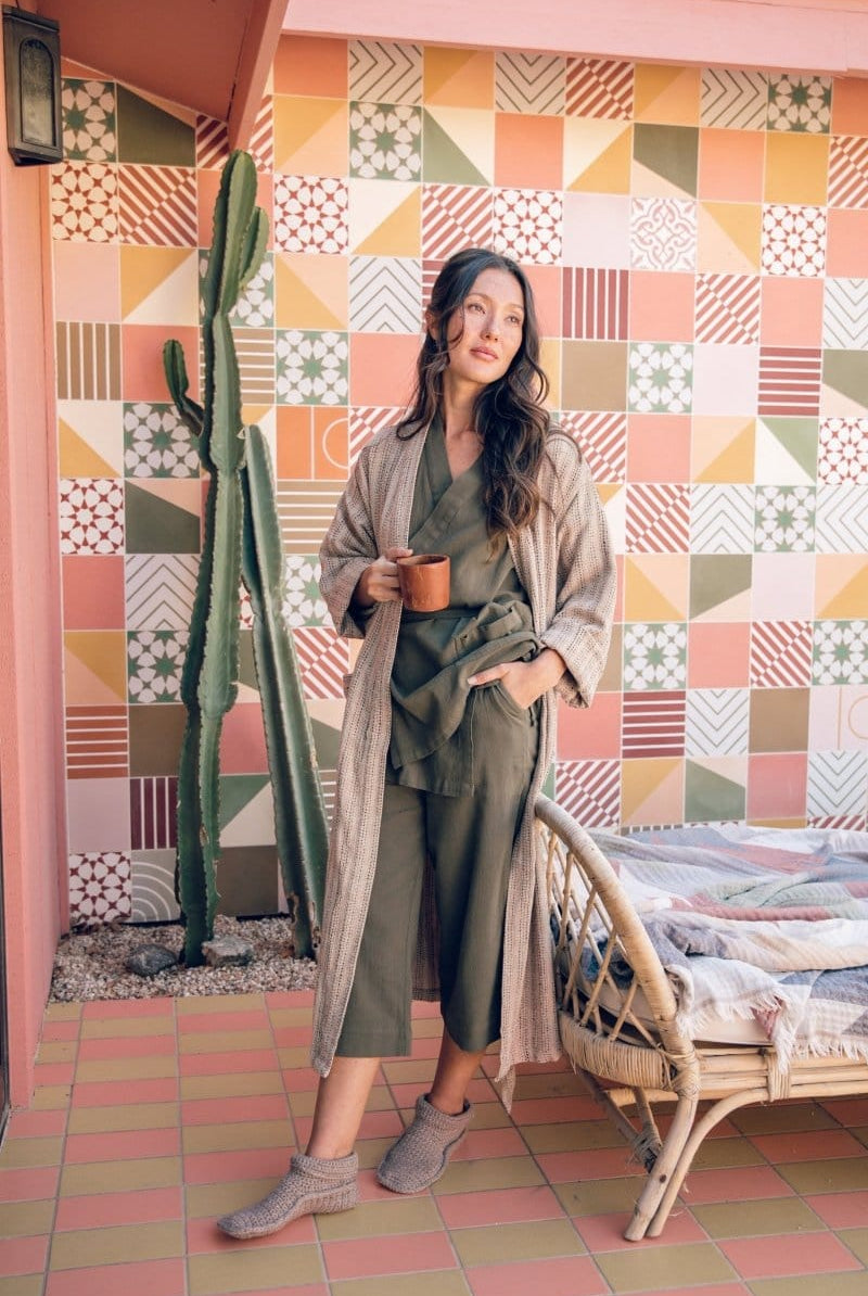 OddBird Loungewear Şile Cloth Two-piece Loungewear Set