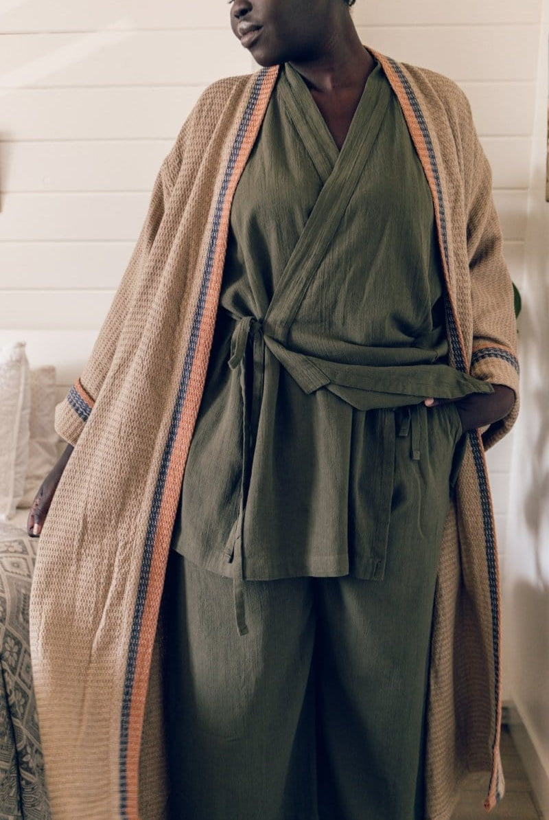 OddBird Loungewear Şile Cloth Two-piece Loungewear Set