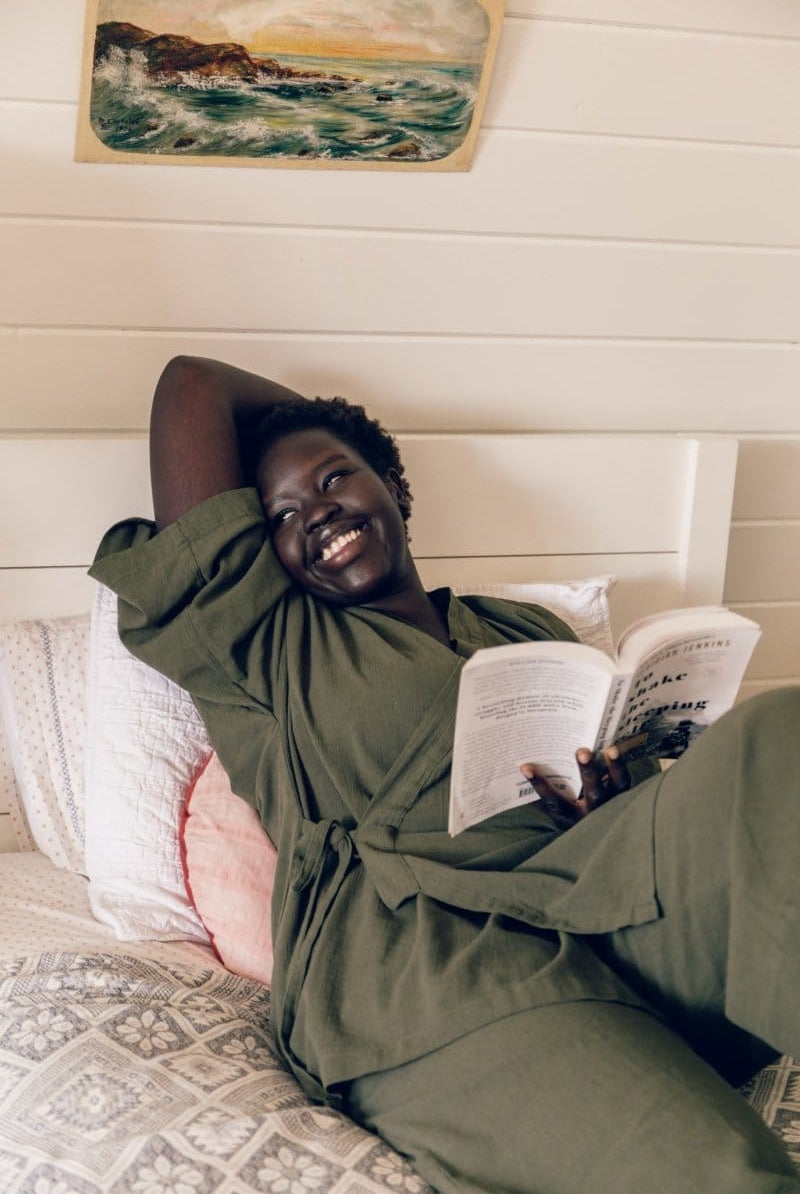 OddBird Loungewear Şile Cloth Two-piece Loungewear Set