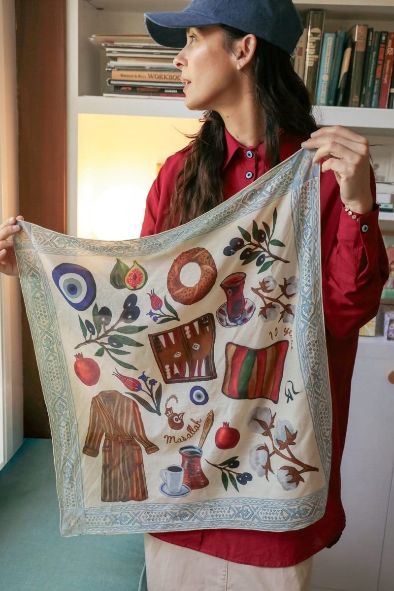 OddBird scarf Silk Scarf - 10th Anniversary Edition