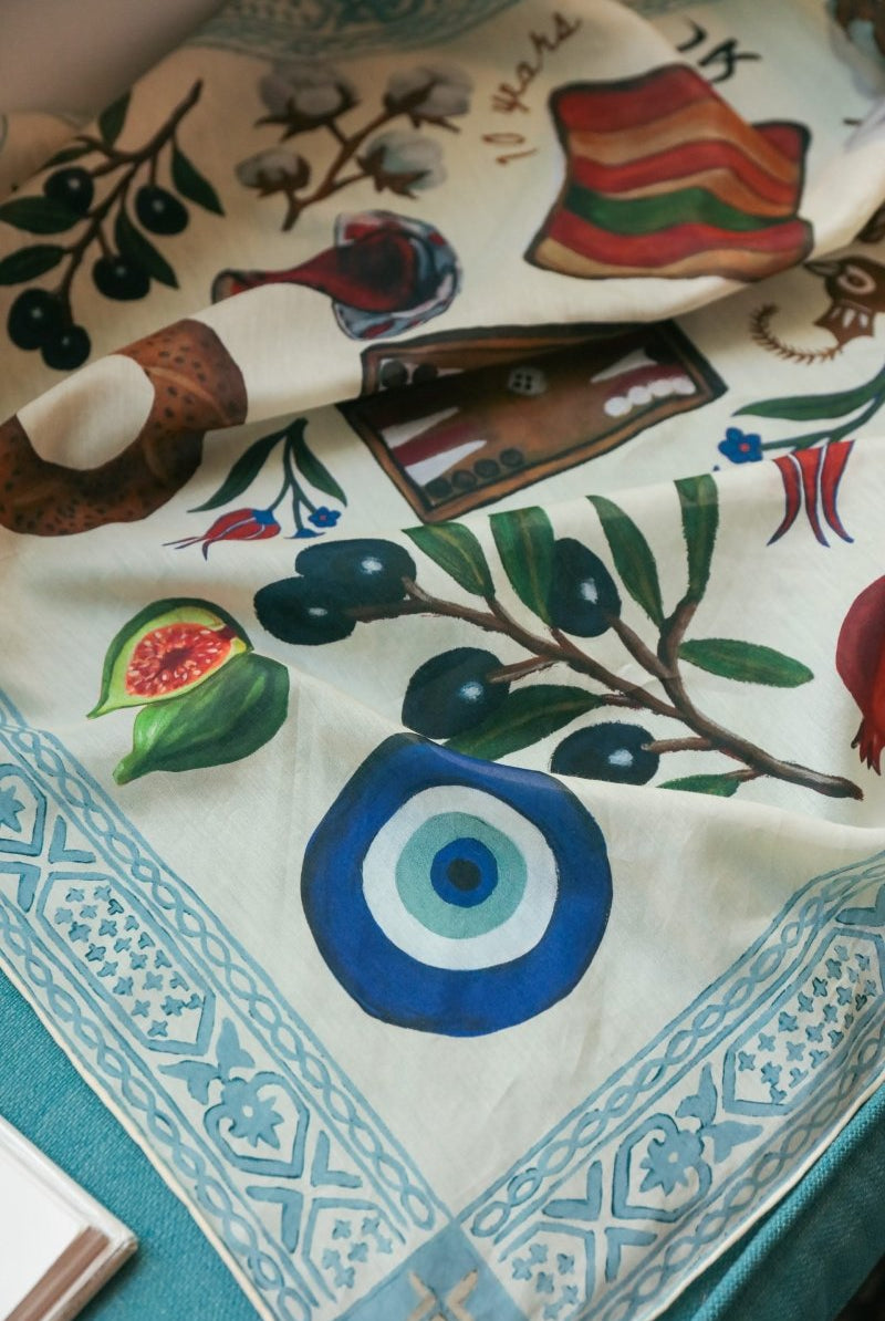 Silk Scarf - 10th Anniversary Edition - - OddBird Co.