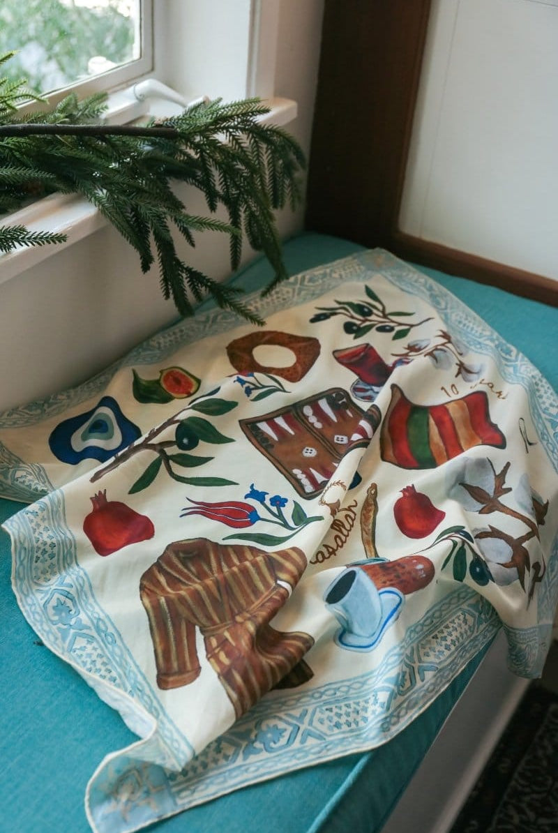 OddBird scarf Silk Scarf - 10th Anniversary Edition