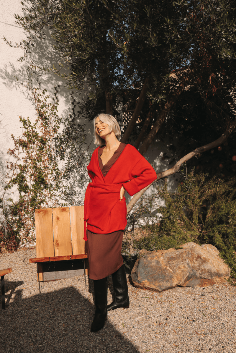 Sirin Ballet Sweater - OLESIRINREDXXS - OddBird Co.