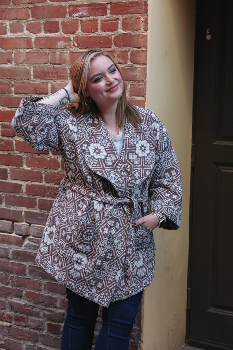 OddBird Loungewear The Mosaic Coat- MADE TO ORDER