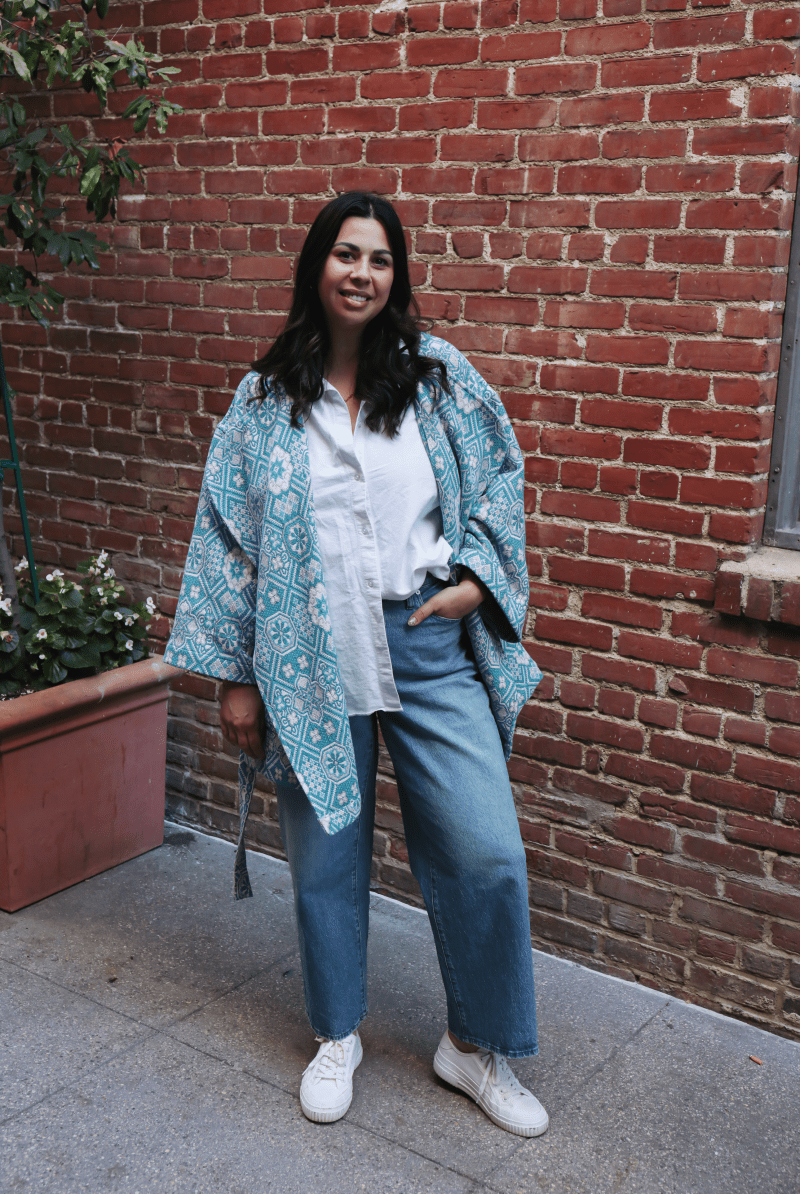 OddBird Loungewear Turquoise / XS/S The Mosaic Coat- READY-TO-SHIP (Copy)