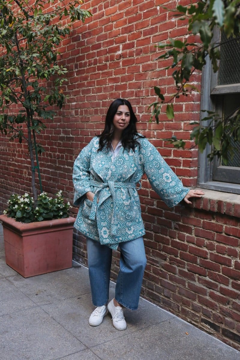 OddBird Loungewear The Mosaic Coat- READY-TO-SHIP (Copy)