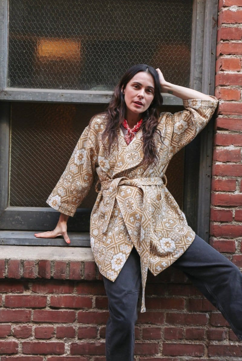 OddBird Loungewear The Mosaic Coat- MADE TO ORDER