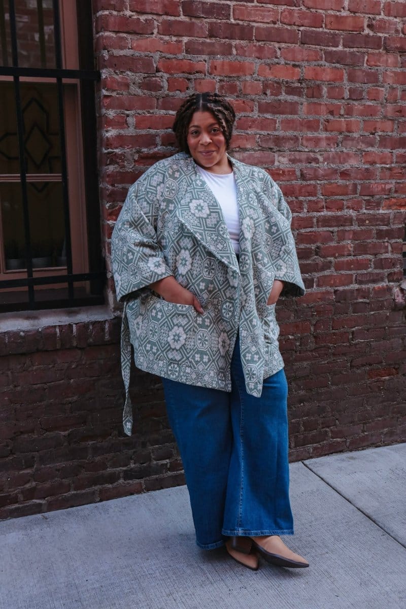 OddBird Loungewear The Mosaic Coat- READY-TO-SHIP (Copy)