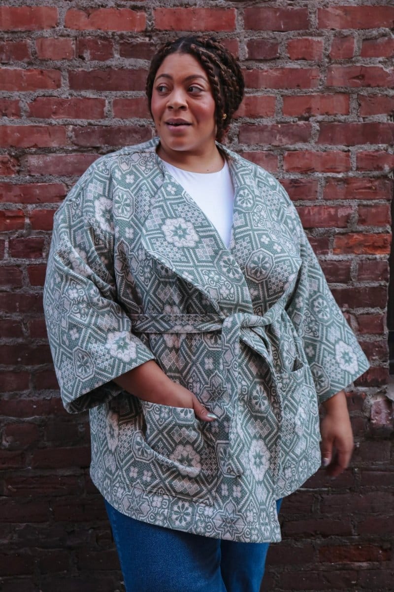 OddBird Loungewear The Mosaic Coat- READY-TO-SHIP (Copy)