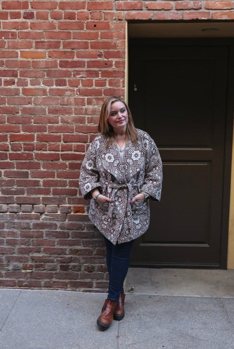OddBird Loungewear The Mosaic Coat- MADE TO ORDER