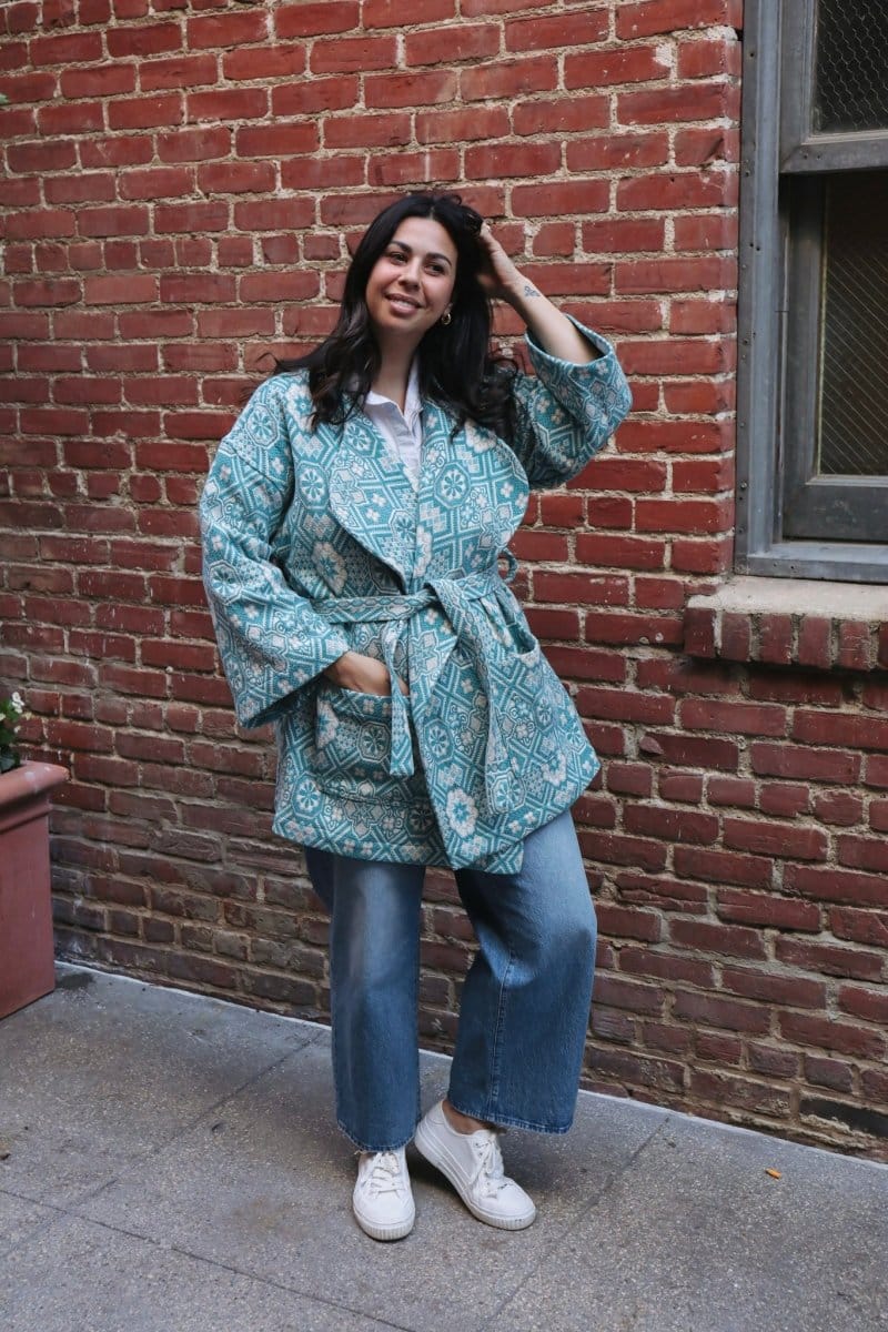 OddBird Loungewear The Mosaic Coat- READY-TO-SHIP (Copy)