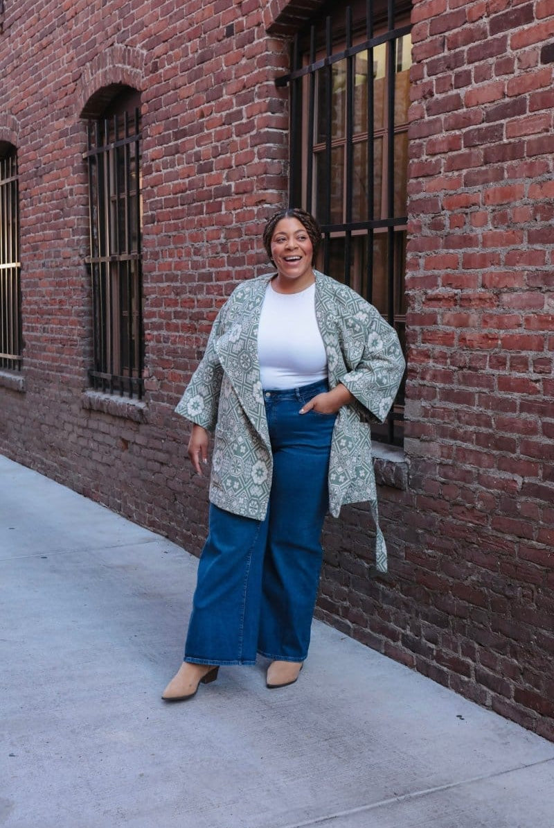 OddBird Loungewear The Mosaic Coat- READY-TO-SHIP (Copy)