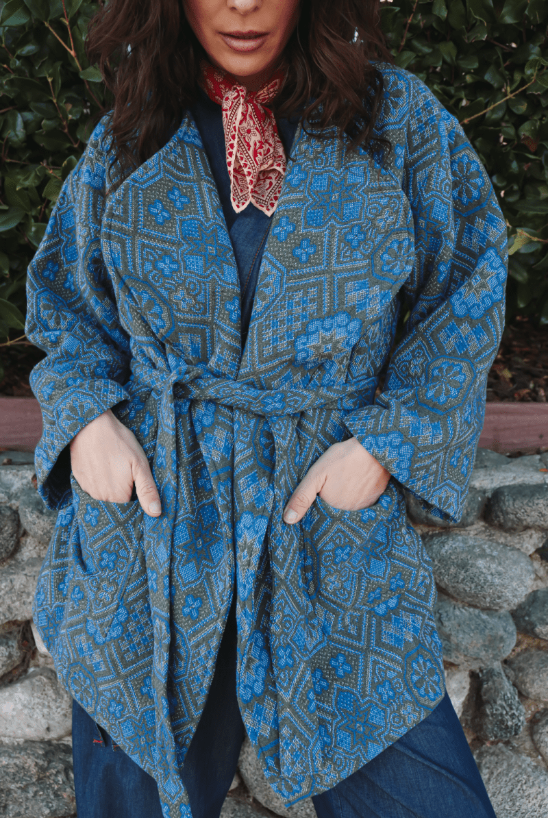 The Mosaic Coat - READY - TO - SHIP - OddBird Co.