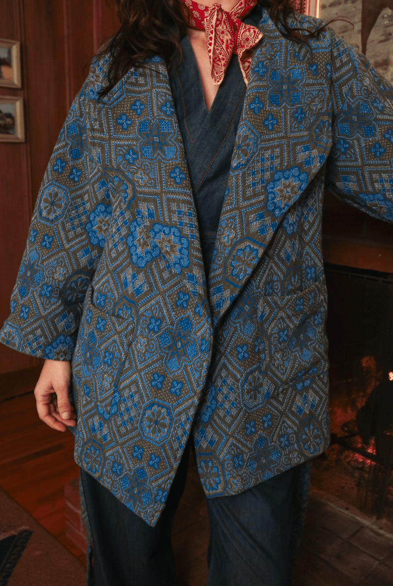 OddBird Loungewear The Mosaic Coat- MADE TO ORDER
