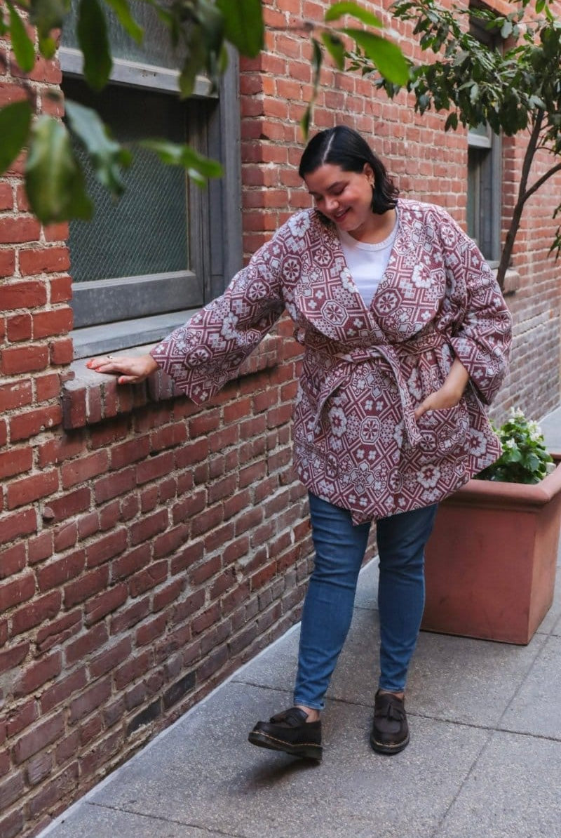 OddBird Loungewear The Mosaic Coat- MADE TO ORDER