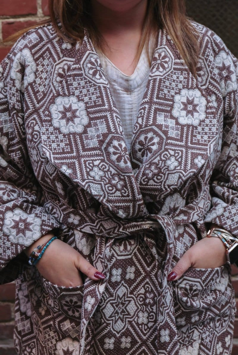 OddBird Loungewear The Mosaic Coat- MADE TO ORDER