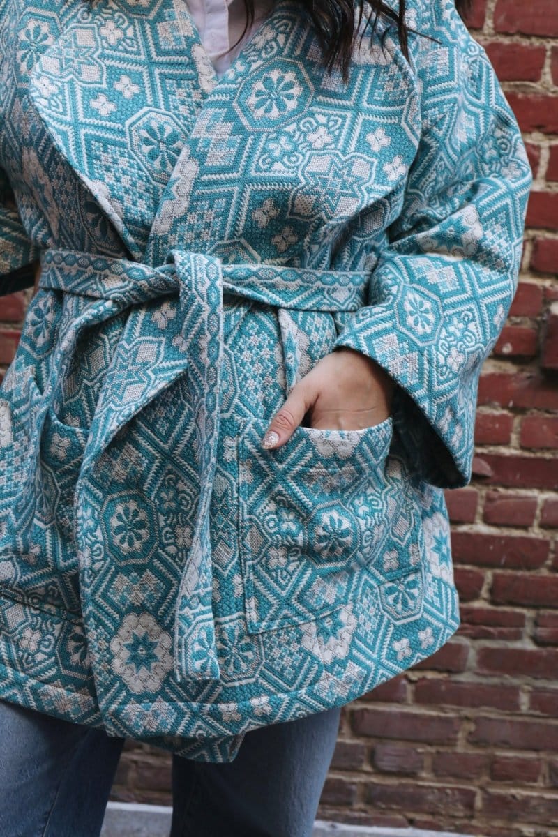 OddBird Loungewear The Mosaic Coat- READY-TO-SHIP (Copy)