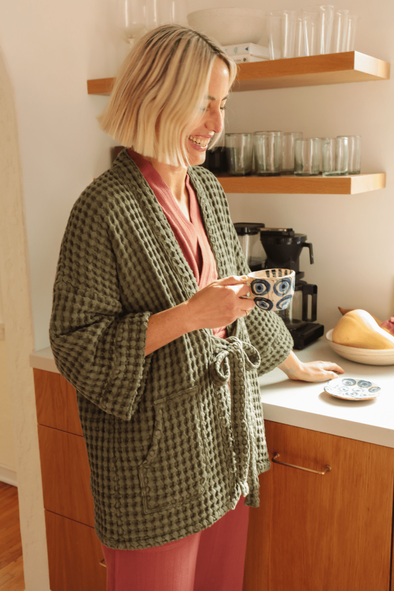 OddBird Loungewear Olive / XS The Temel Jacket