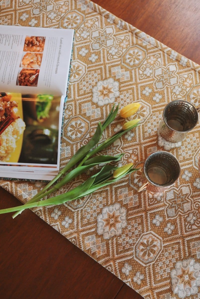 OddBird Accessories The Waste-Not-Want-Not Mosaic Table Runner