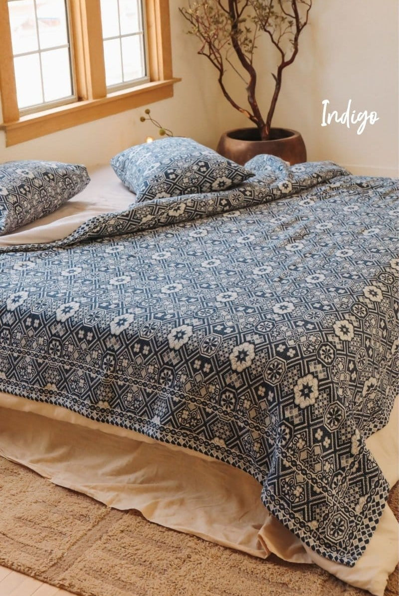 OddBird Co. Indigo Waste Not Want Not - Mosaic Loop Bag