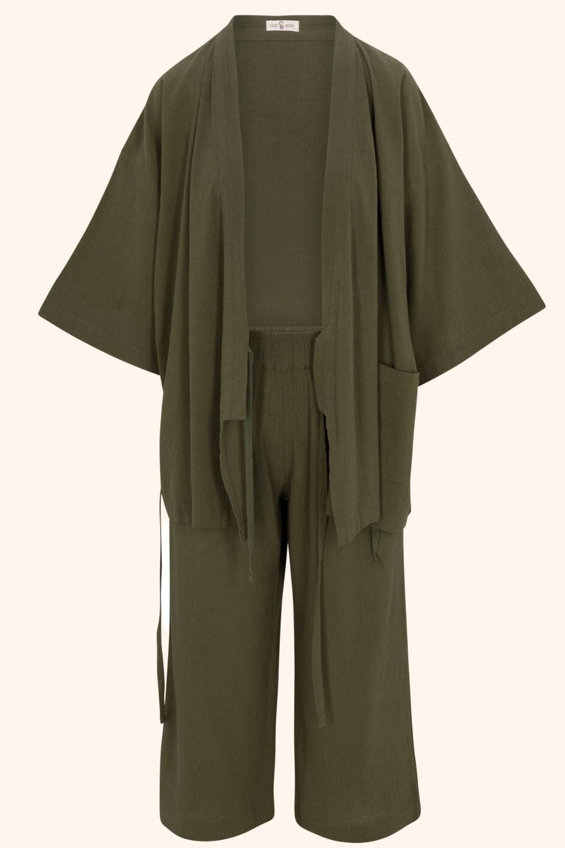 OddBird Loungewear Şile Cloth Two-piece Loungewear Set