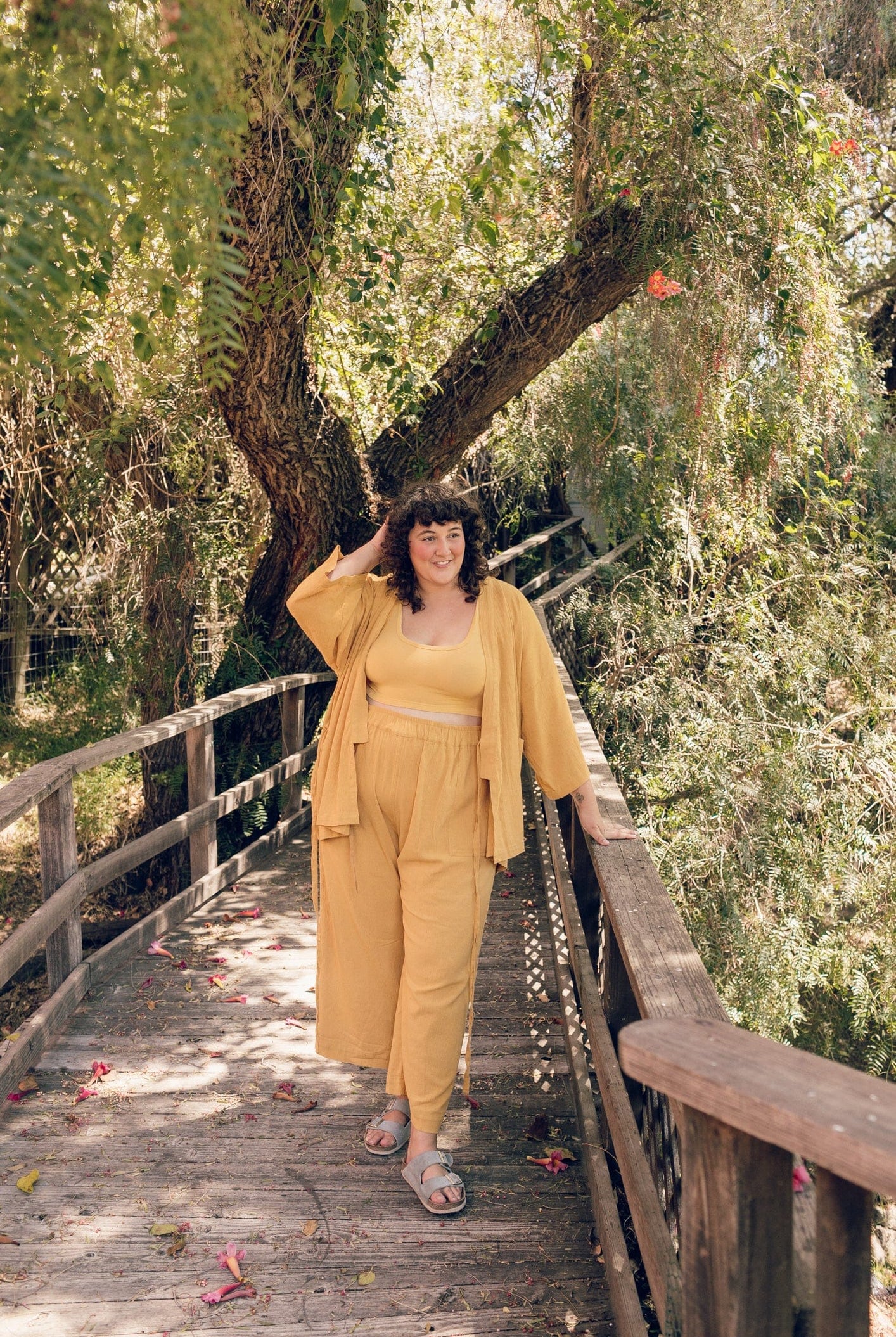 OddBird Loungewear Kardeş Şile Loungewear Separates - Marigold