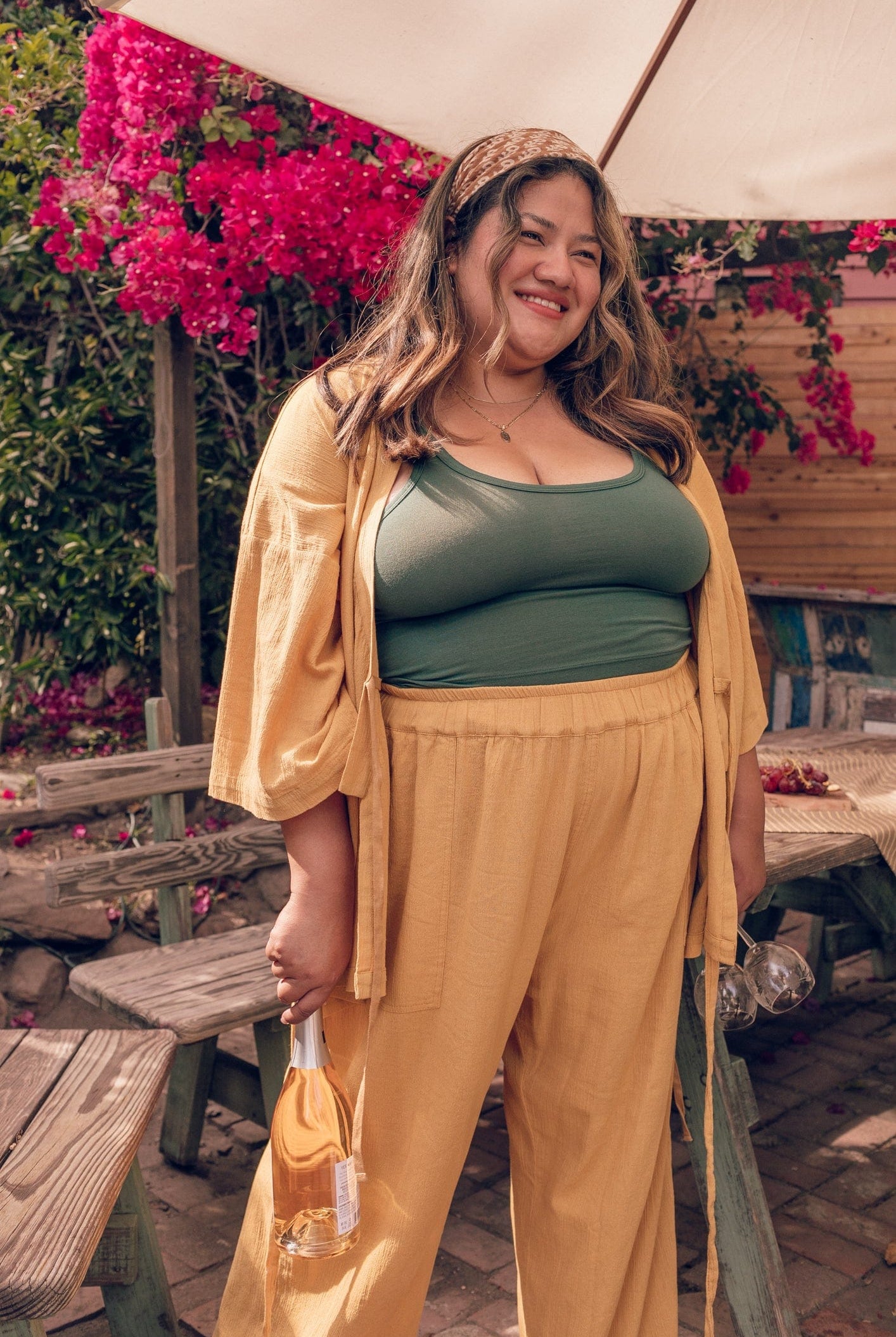 OddBird Loungewear Kardeş Şile Loungewear Separates - Marigold