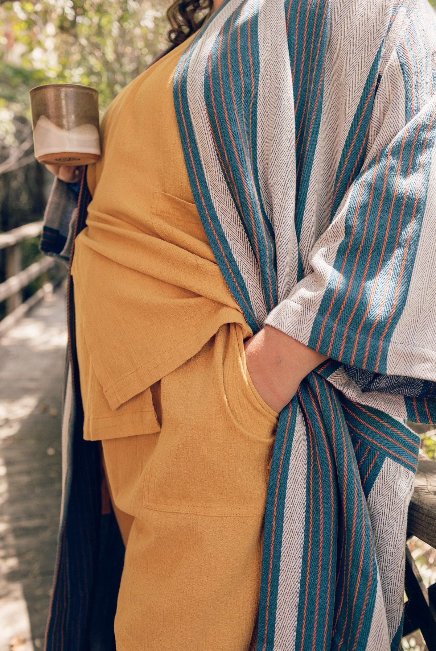 OddBird Loungewear Kardeş Şile Loungewear Separates - Marigold