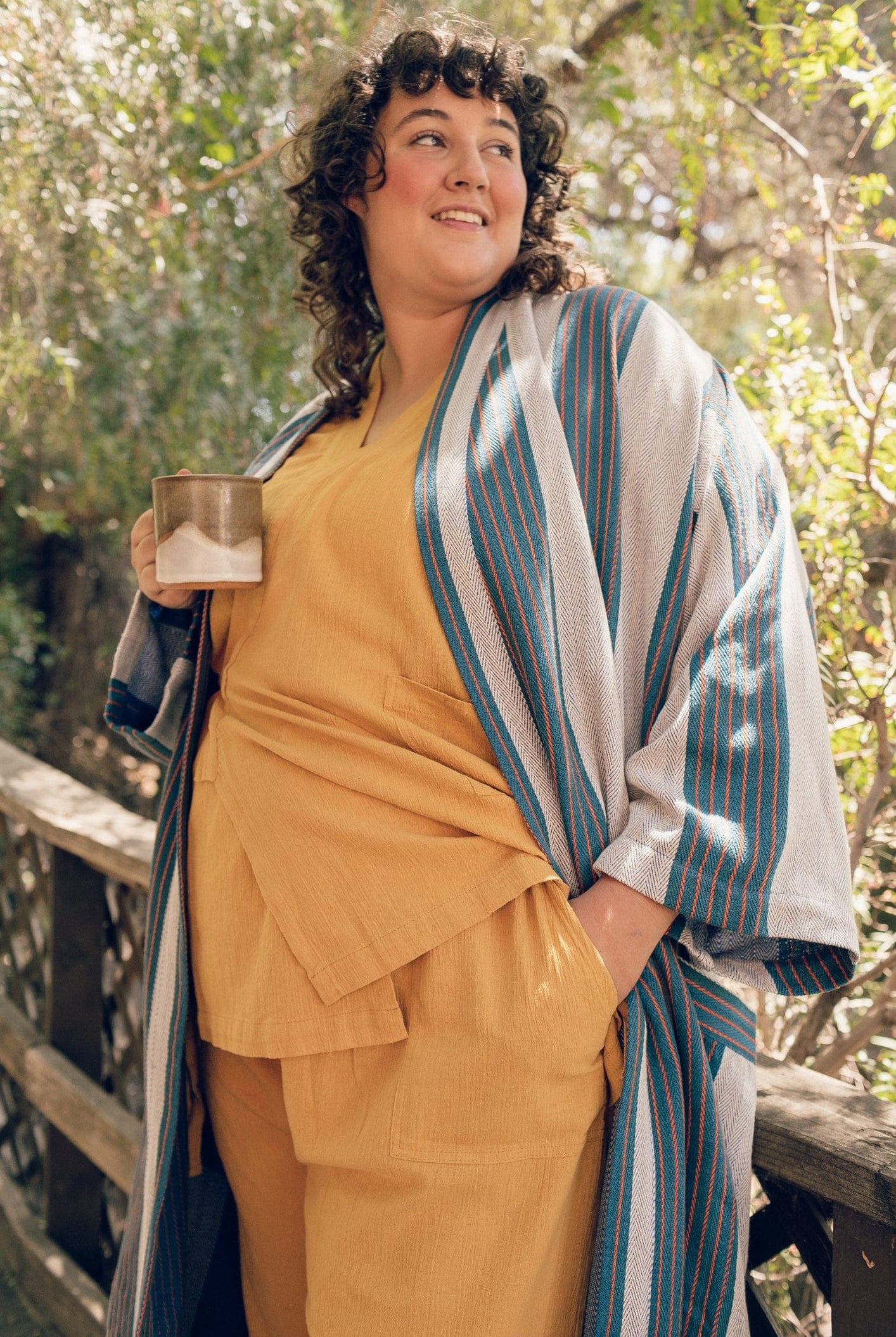 OddBird Loungewear Kardeş Şile Loungewear Separates - Marigold