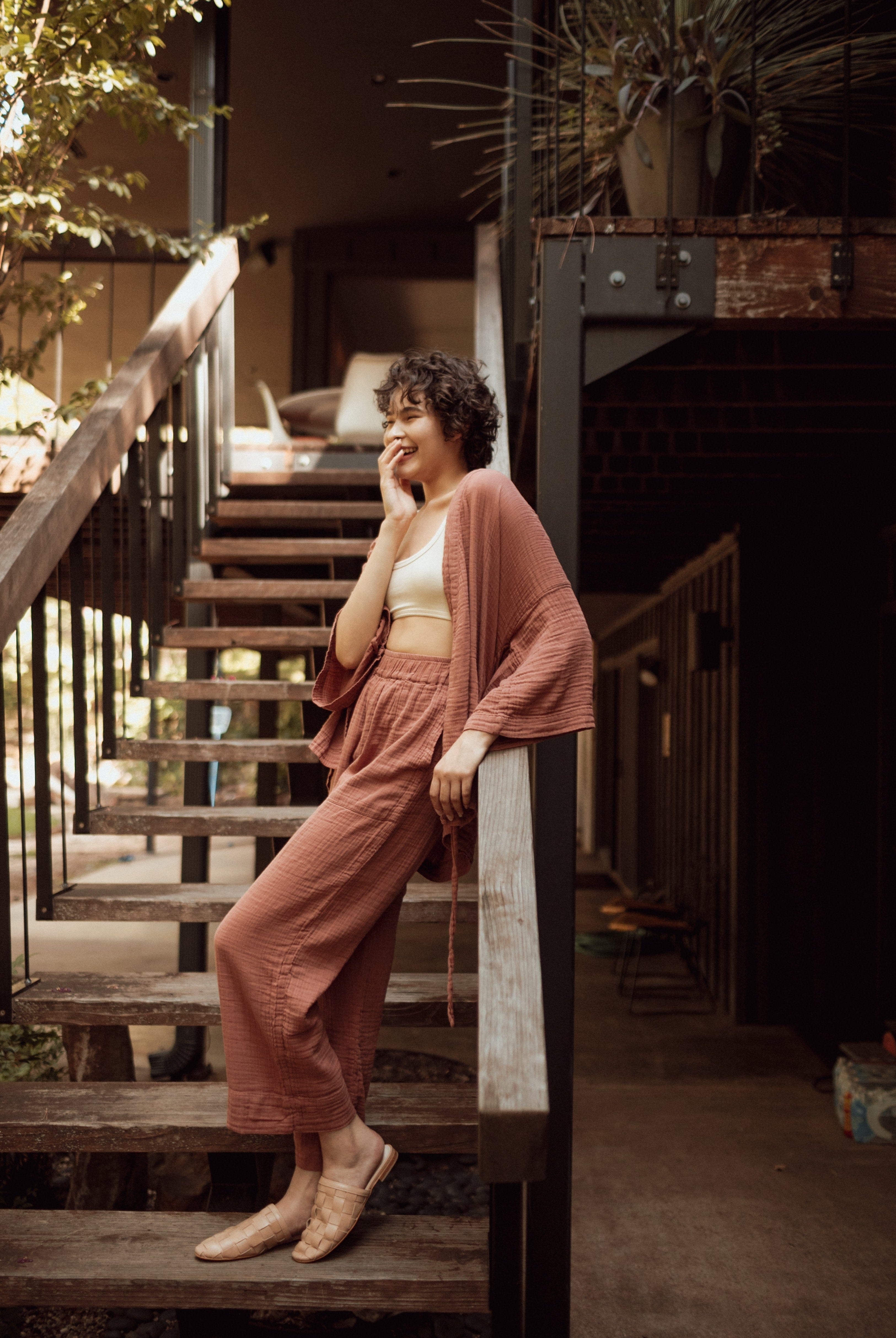 OddBird Loungewear Kardeş Loungewear Separates - Canyon Rose