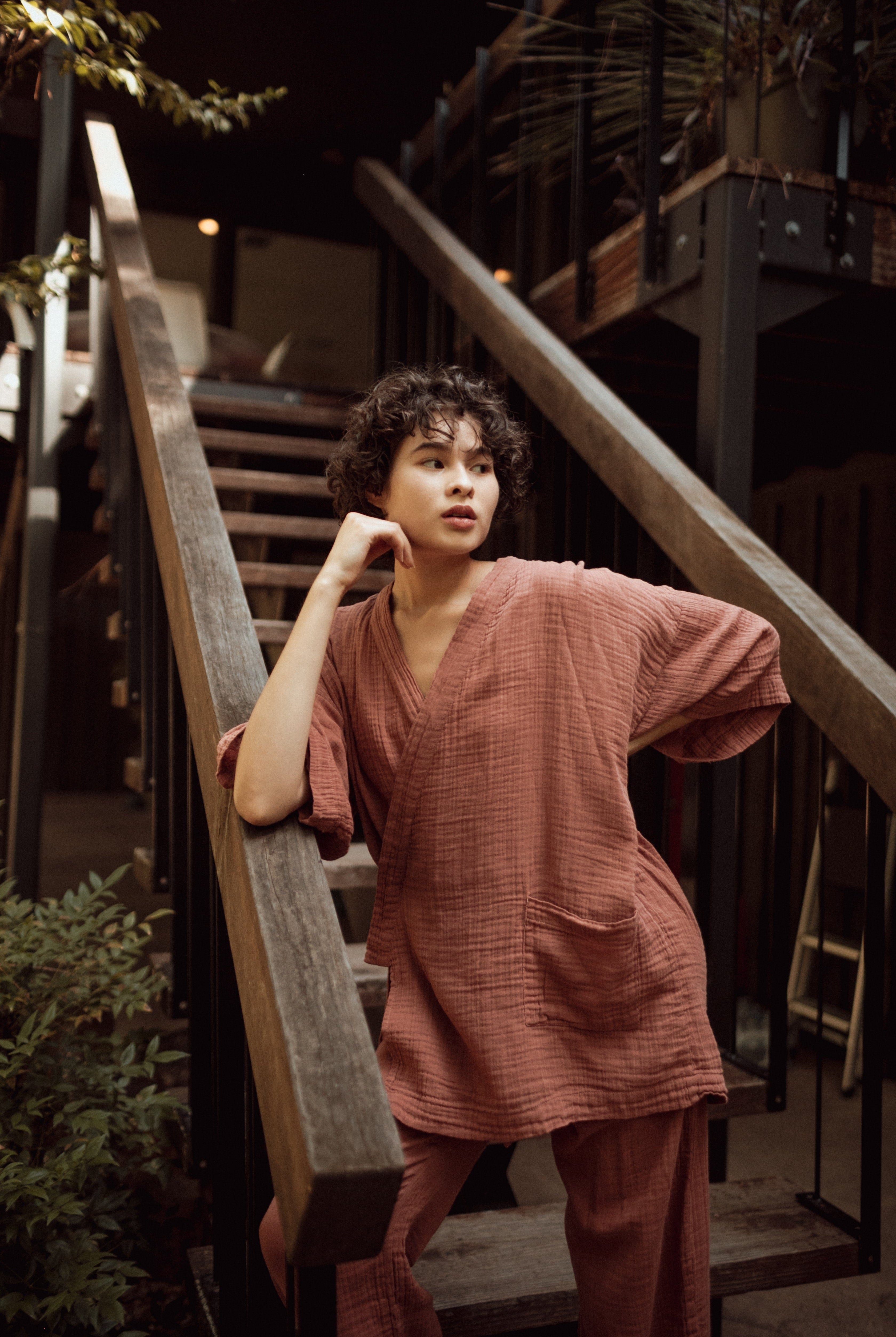 OddBird Loungewear Kardeş Loungewear Separates - Canyon Rose