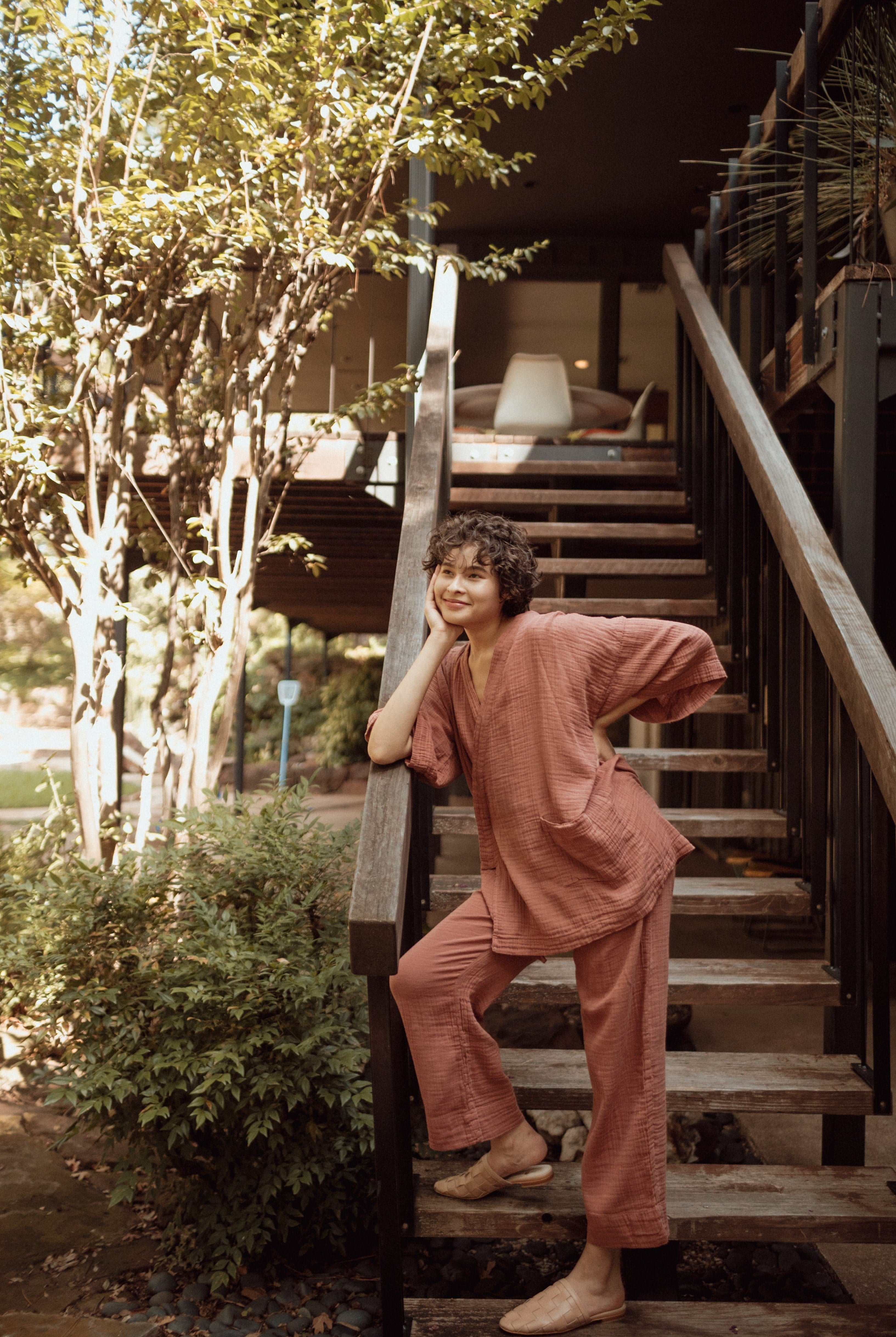 OddBird Loungewear Kardeş Loungewear Separates - Canyon Rose