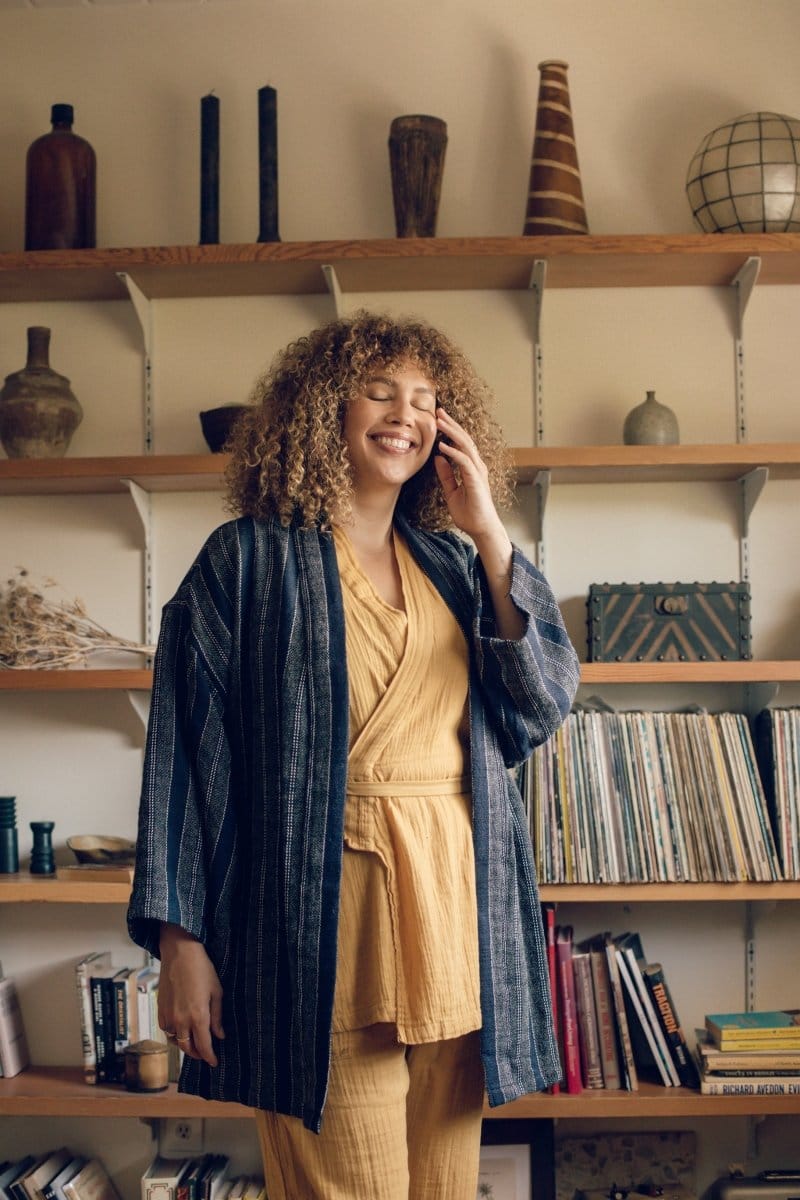 OddBird Robes Asya Kisa-Cut Robe