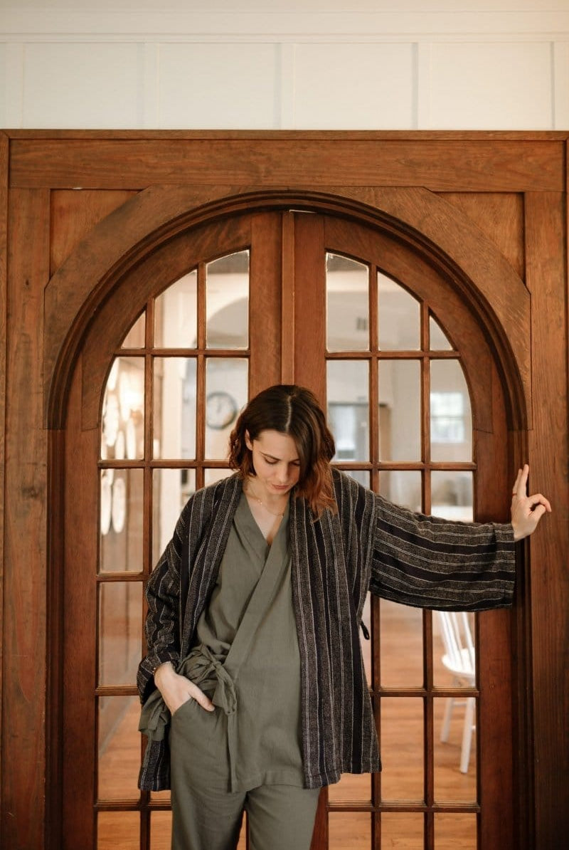 OddBird Robes Asya Kisa-Cut Robe