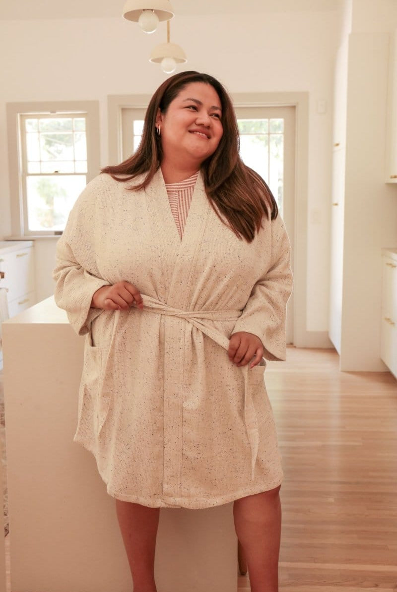 OddBird Robes Dalga Kisa-Cut Robe