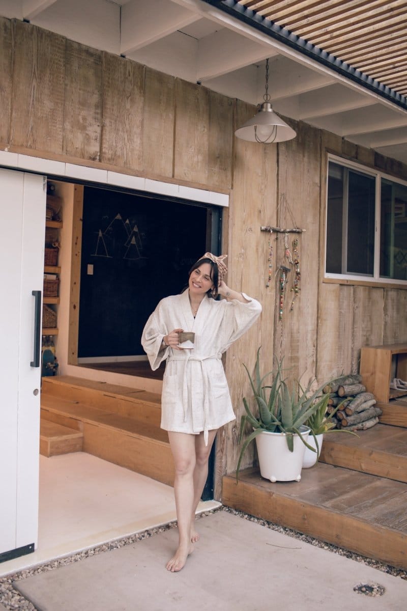 OddBird Robes Dalga Kisa-Cut Robe