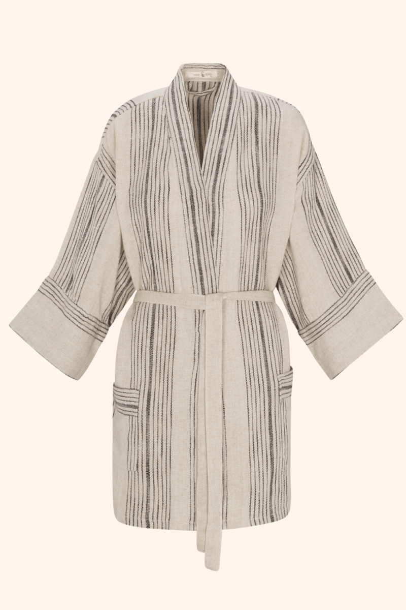 OddBird Robes Fener Linen Kisa-Cut Robe