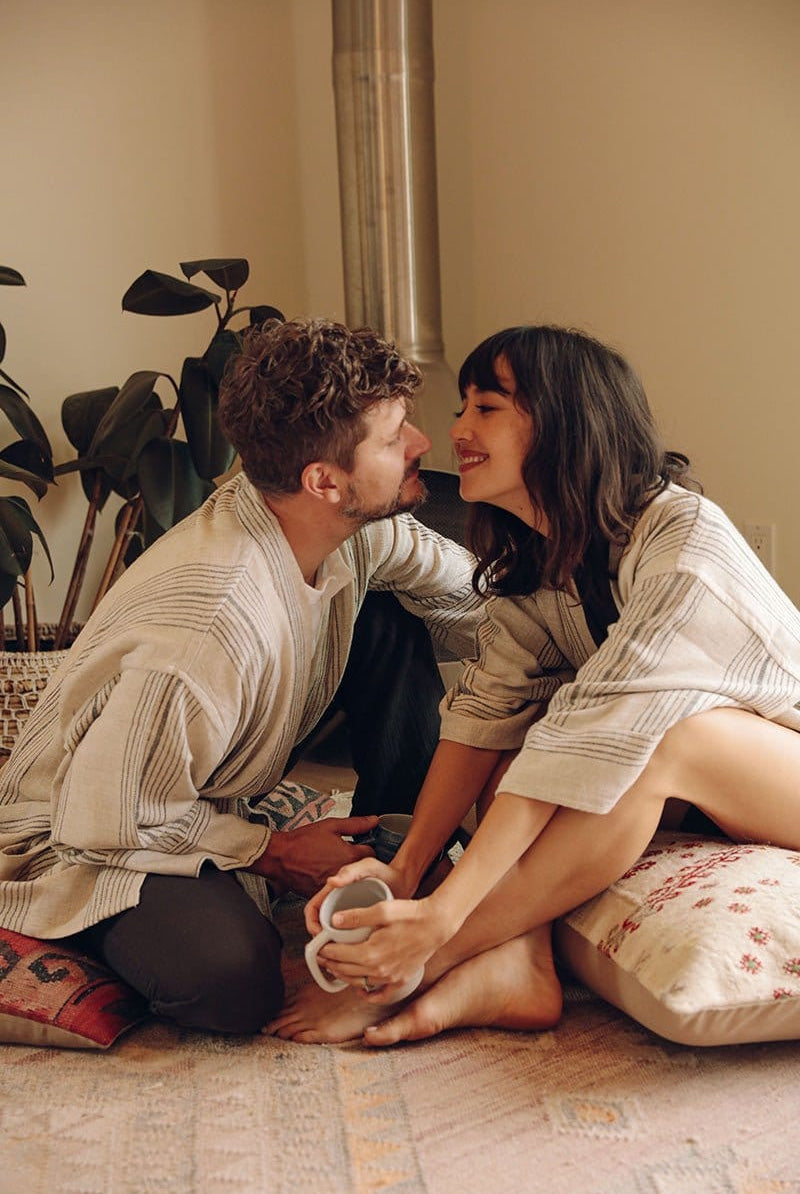 Fener Linen Kisa - Cut Robe - RCFENERSM - OddBird Co.