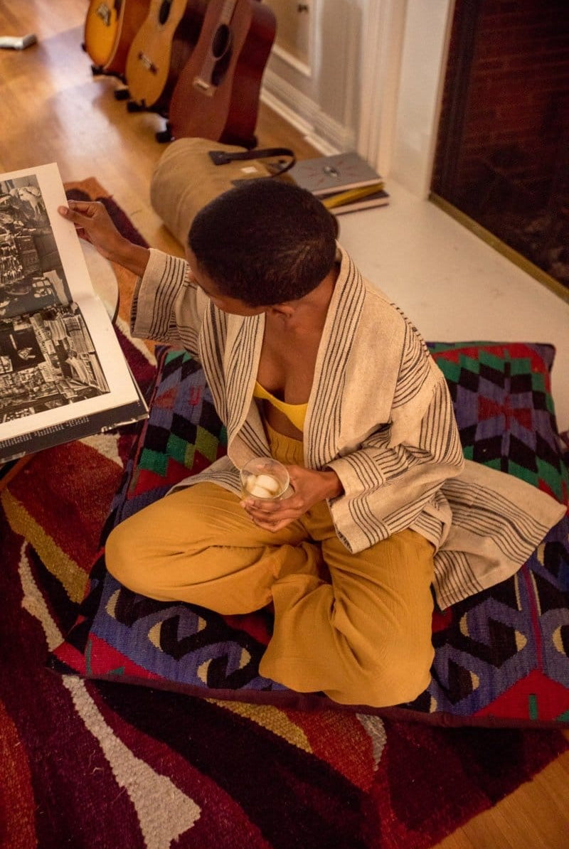 Fener Linen Kisa - Cut Robe - RCFENERSM - OddBird Co.