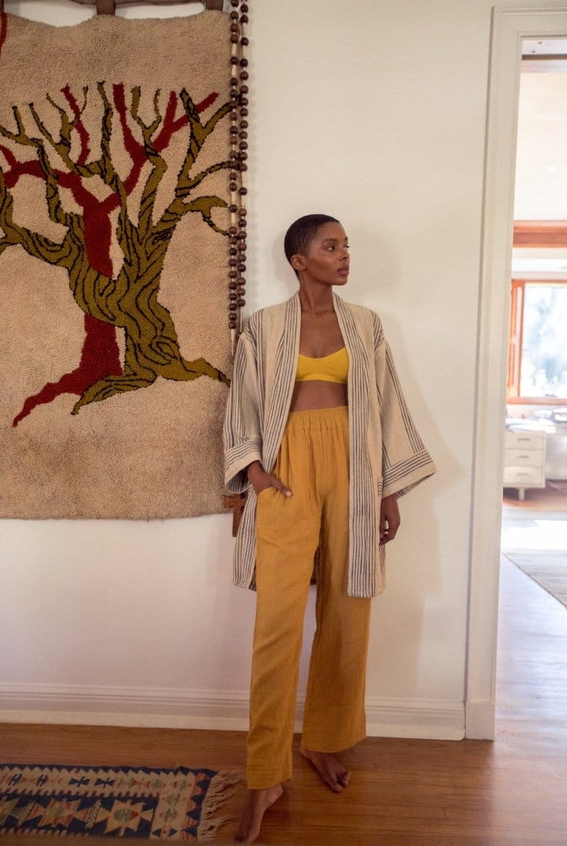 Fener Linen Kisa - Cut Robe - RCFENERSM - OddBird Co.