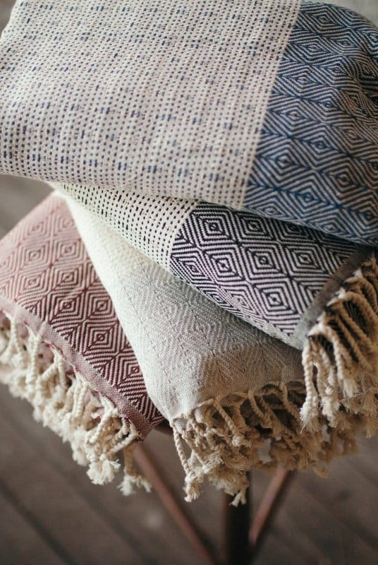 OddBird Towels Hazal Handwoven Towel Collection